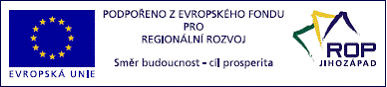 Podpořeno z evropského fondu pro regionální rozvoj